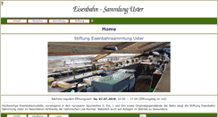 Desktop Screenshot of eisenbahnsammlung.ch